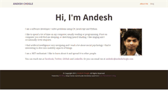 Desktop Screenshot of andeshchogle.com