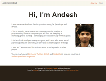 Tablet Screenshot of andeshchogle.com